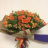 Из оранжевых кустовых роз Из оранжевых кустовых роз